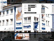 Tablet Screenshot of hogh-hotel-heilbronn.de